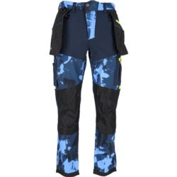 Spodnie robocze męskie softshell LH-HAGA-T – ocieplane, odporne, z kieszeniami monterskimi