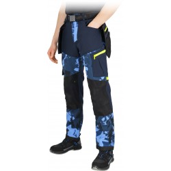 Spodnie robocze męskie softshell LH-HAGA-T – ocieplane, odporne, z kieszeniami monterskimi