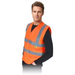Kamizelka ostrzegawcza ESD pomarańczowa KOS-ESD męska