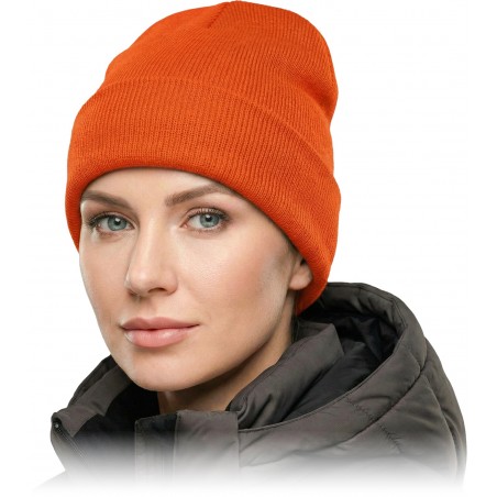 Czapka ochronna zimowa REIS CZBAW P pomarańczowa