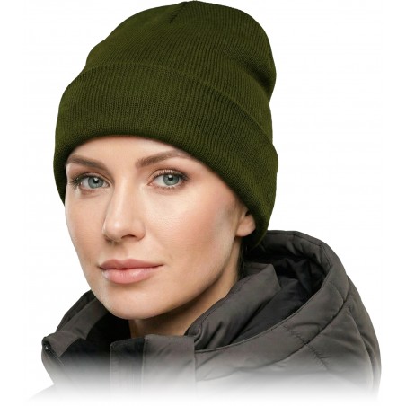Czapka ochronna zimowa REIS CZBAW O oliwkowa