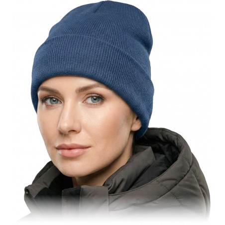 Czapka ochronna zimowa REIS CZBAW JG jasnogranatowa