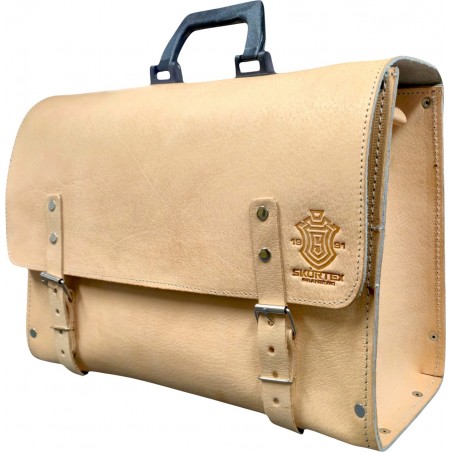 Torba skórzana SKÓRTEX TN-EJ BE beżowa