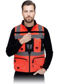 Kamizelka ostrzegawcza z kieszeniami TYTAN-V