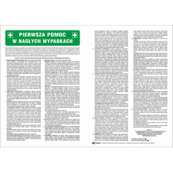Instrukcja BHP „ Instrukcja pierwsza pomoc w nagłych wypadkach”.
