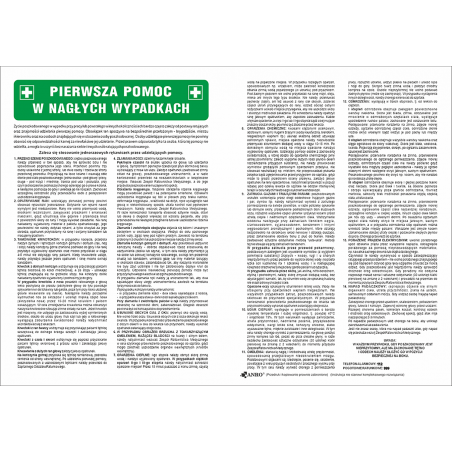 Instrukcja BHP „ Instrukcja pierwsza pomoc w nagłych wypadkach”.