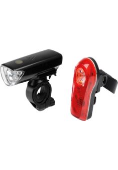 Zestaw lampek rowerowych LED MacTronic Falcon Eye DUO BIKELIGHT-SET