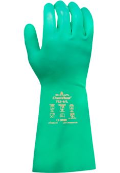 Rękawice nitrylowe chemoodporne SHOWA 732 do żywności
