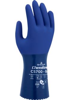 Rękawice chemoodporne nitrylowe SHOWA CS700 do żywności