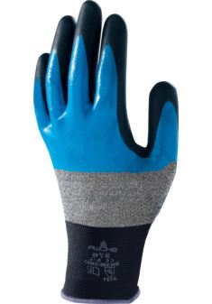 Rękawice robocze nitrylowe SHOWA 376R powlekane do prac ciężkich