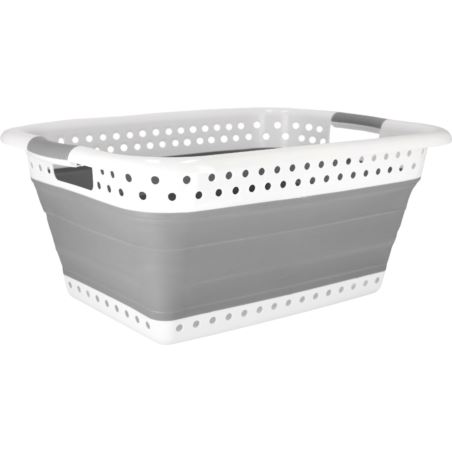Kosz składany 40L BASKET40-F na pranie, turystyczny, wentylowany