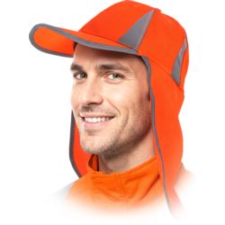 Czapka z daszkiem i osłoną karku CZFLUOSUN