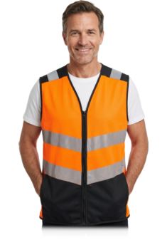 Kamizelka ostrzegawcza KOS-WEN z kieszeniami