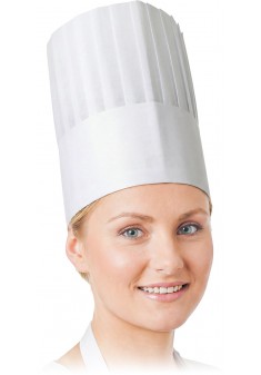 Czapka kucharska Kitchen z papieru REIS CZCOOK uniwersalna (10 szt.)