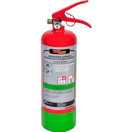 Urządzenie Gaśnicze do Instalacji Fotowoltaicznych 2 kg BX-UG-2XAPV