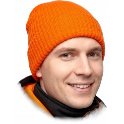 Czapka ocieplana ochronna REIS CZREFLECT P fluo pomarańczowa
