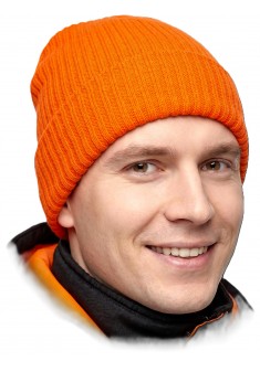 Czapka ocieplana ochronna REIS CZREFLECT P fluo pomarańczowa