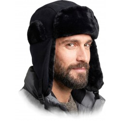 Czapka ochronna ocieplana uszatka REIS CZOPAPA B