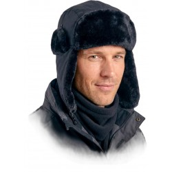 Czapka ocieplana uszatka REIS CZOEXTREME G granatowa