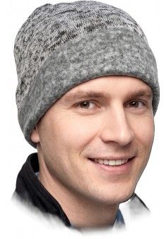 Czapka ocieplana ochronna REIS CZCHILLIN szara