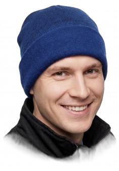 Czapka ocieplana ochronna REIS CZCHILLIN niebieska