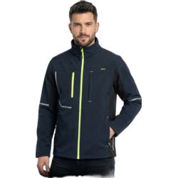 Kurtka Robocza KALMAR Softshell Męska z Odblaskami