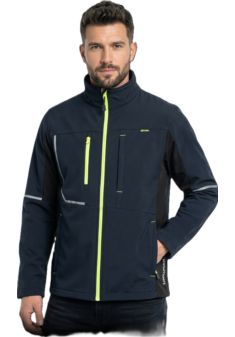 Kurtka Robocza KALMAR Softshell Męska z Odblaskami